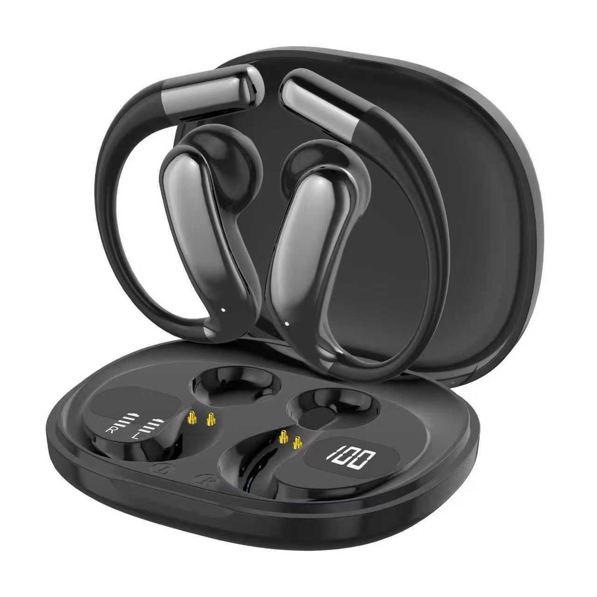 Wireless Gaming Bluetooth Earphones with Digital Display