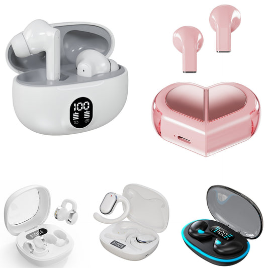 Wireless Gaming Bluetooth Earphones with Digital Display